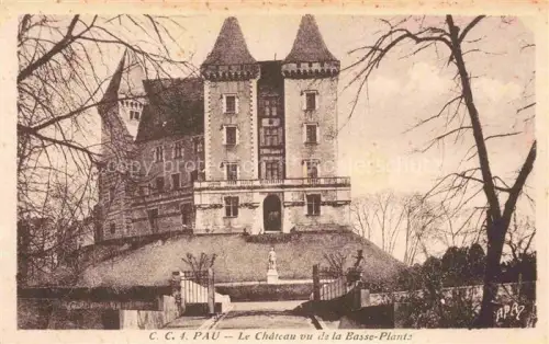AK / Ansichtskarte PAU 64 Pyrenees-Atlantiques Le Chateau vue de la Easse Plants