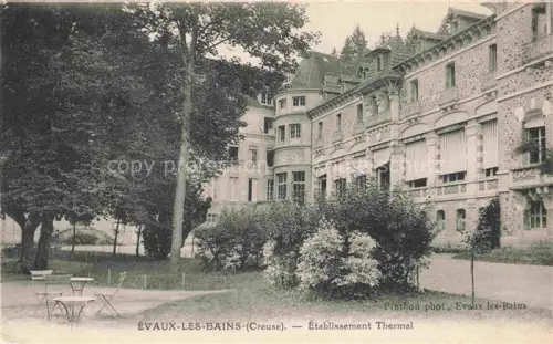 AK / Ansichtskarte Evaux-les-Bains Aubusson 23 Creuse Etablissement Thermal