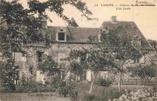 AK / Ansichtskarte Larche Brive-la-Gaillarde 19 Correze Chateau de Gramier Cote Jardin