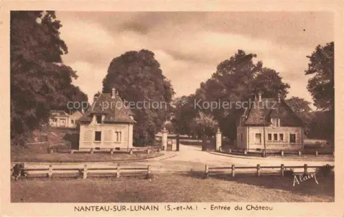 AK / Ansichtskarte Nanteau-sur-Essonne Fontainebleau 77 Seine-et-Marne Entree du Chateau