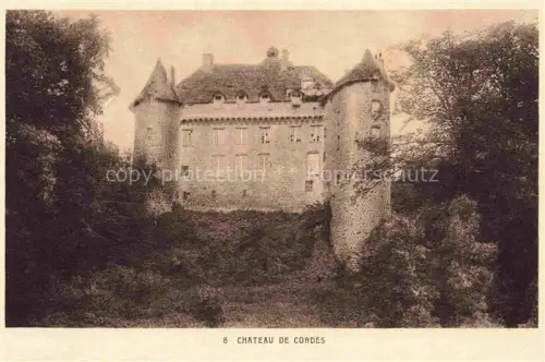 AK / Ansichtskarte Cordes Orcival Clermont-Ferrand 63 Puy-de-Dome Chateau de Cordes