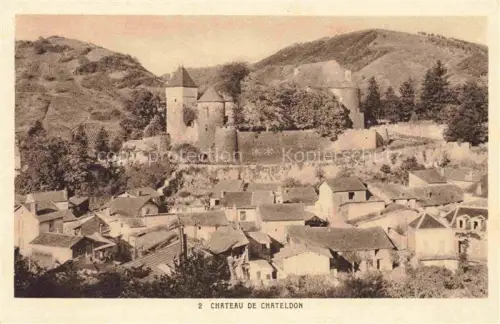 AK / Ansichtskarte Chateldon Thiers 63 Puy-de-Dome Chateau de Chateldon