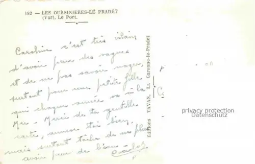 AK / Ansichtskarte Les Oursinieres Le Pradet Toulon 83 Var Le Port
