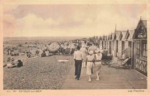 AK / Ansichtskarte CAYEUX-SUR-MER Abbeville 80 Somme Les Planches