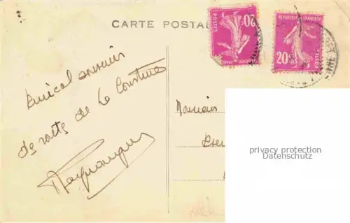 AK / Ansichtskarte Chateauneuf-la-Foret Limoges 87 Haute-Vienne Avenue de Linards Les Jardins