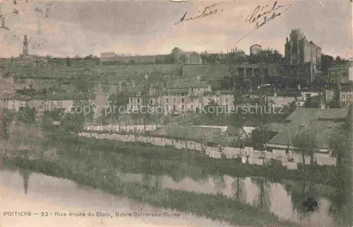 AK / Ansichtskarte POITIERS 86 Vienne Rive droite du Clain Notre Dame des Dunes