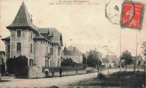 AK / Ansichtskarte Dun-le-Palleteau Dun-le-Palestel Gueret 23 Creuse Les Villas