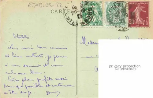 AK / Ansichtskarte Etables-les-Grottes Saint-Brieuc 22 Cotes-d Armor Plage d'Etables La Grotte Chevelue