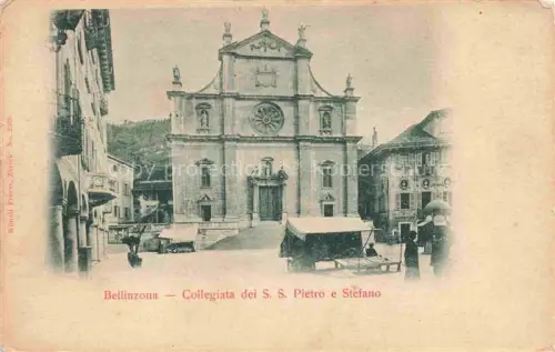 AK / Ansichtskarte BELLINZONA TI Collegiata dei S. S. Pietro e Stefano