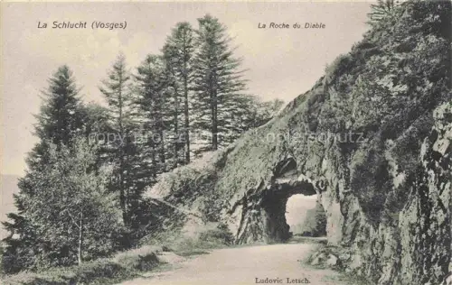 AK / Ansichtskarte La Schlucht 1150m Gerardmer 88 Vosges La Roche du Diable