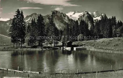 AK / Ansichtskarte Bidmi Hasliberg Bruenig BE Partie am Bergsee Berner Alpen