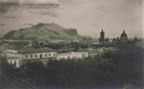 AK / Ansichtskarte PALERMO  Sicilia IT Panorama e Monte Pellegrino