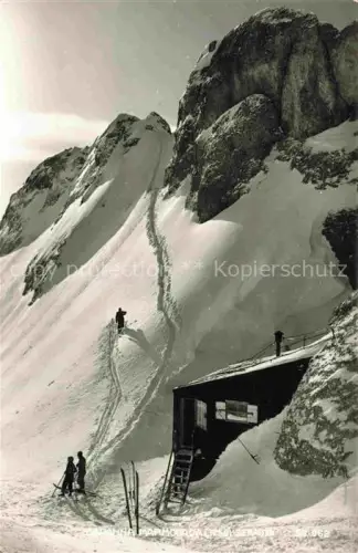 AK / Ansichtskarte Capanna Marmolada 3250m IT Berghuette Dolomiten