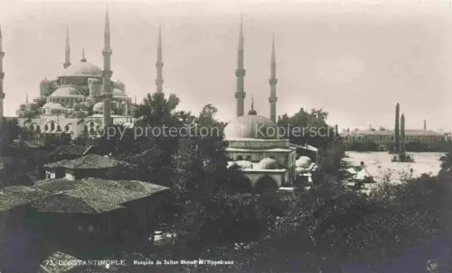 AK / Ansichtskarte Constantinople Constantinopel ISTANBUL TK Mosquée du Sultan Ahmed et l'Hippodrome