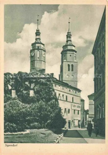 AK / Ansichtskarte Jaegerndorf  Krnov Sudeten CZ Kirche