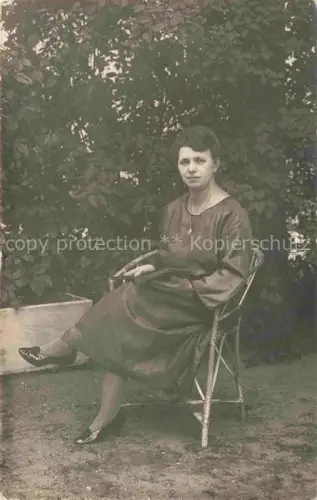 AK / Ansichtskarte Franzendorf Reichenberg Liberec Boehmen CZ Zur Erinnerung an Fritzi Ulbrich Kindergaertnerin