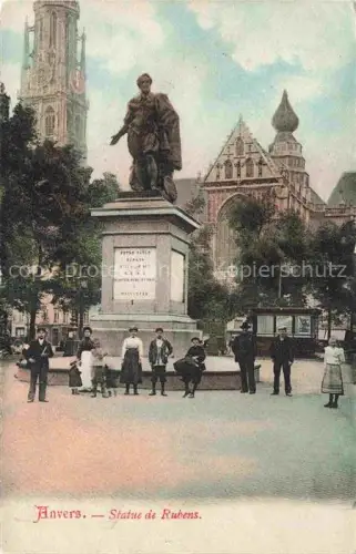 AK / Ansichtskarte ANVERS Antwerpen Statue de Rubens Monument
