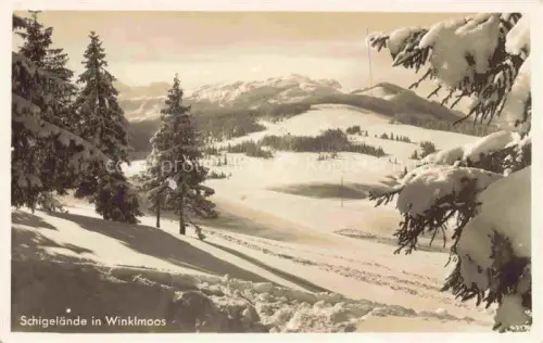 AK / Ansichtskarte Winklmoos Winkelmoos Reit im Winkl Bayern Panorama Schigelaende Wintersportplatz Bayerische Alpen