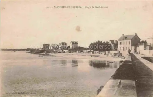 AK / Ansichtskarte St-Pierre-Quiberon  LORIENT 56 Morbihan Plage de Kerbournec