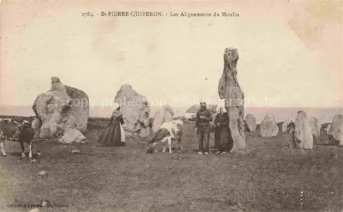 AK / Ansichtskarte St-Pierre-Quiberon  LORIENT 56 Morbihan Les Alignements du Moulin