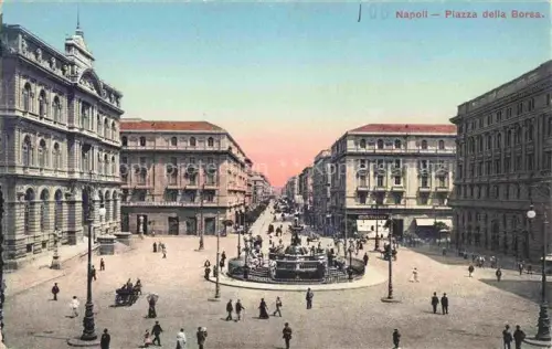 AK / Ansichtskarte NAPOLI Neapel Naples IT Piazza della Borsa