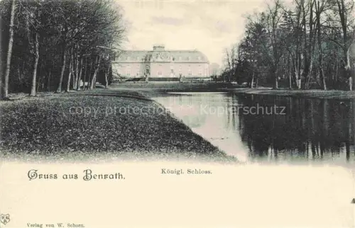 AK / Ansichtskarte Benrath Duesseldorf NRW Koenigliches Schloss