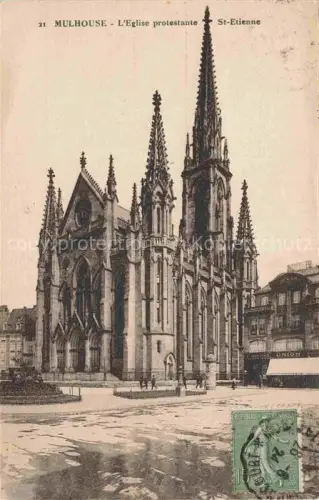 AK / Ansichtskarte MULHOUSE Muehlhausen 68 Alsace Eglise protestante St. Etienne