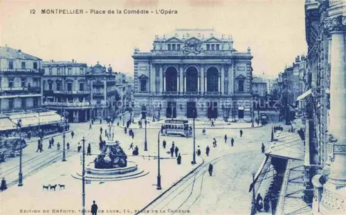 AK / Ansichtskarte MONTPELLIER 34 Place de la Comédie et l'Opéra