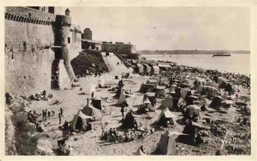 AK / Ansichtskarte SAINT-MALO ST-MALO 35 Plage de Bon Secours