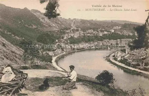 AK / Ansichtskarte Montherme-Laval-Dieu Charleville-Mezieres 08 Ardennes Le Chemin Saint-Louis Vallée de la Meuse