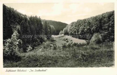 AK / Ansichtskarte Ehlscheid Neuwied Rheinland-Pfalz Landschaftspanorama Laubachtal