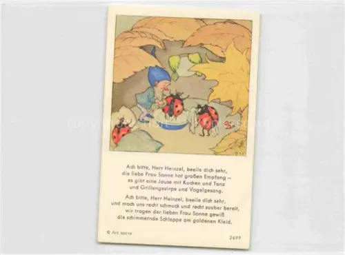 AK / Ansichtskarte IBM BOHATTA-MORPURGO Ida (1900-1992) Kuenstlerkarte Nr. 2699 Herr Heinzel Maikaefer 
