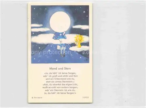AK / Ansichtskarte IBM BOHATTA-MORPURGO Ida (1900-1992) Kuenstlerkarte Nr. 10935 Mond und Stern 