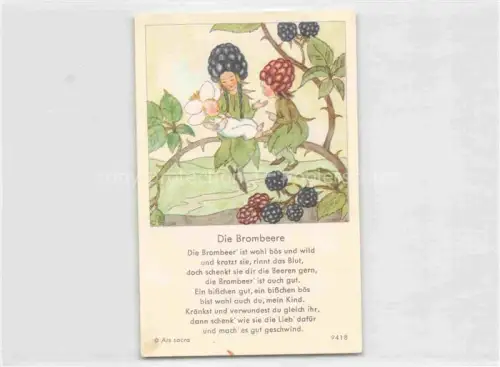AK / Ansichtskarte IBM BOHATTA-MORPURGO Ida (1900-1992) Kuenstlerkarte Nr. 9718 Die Brombeere Baby 