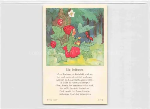 AK / Ansichtskarte IBM BOHATTA-MORPURGO Ida (1900-1992) Kuenstlerkarte Nr. 9418 Die Erdbeere