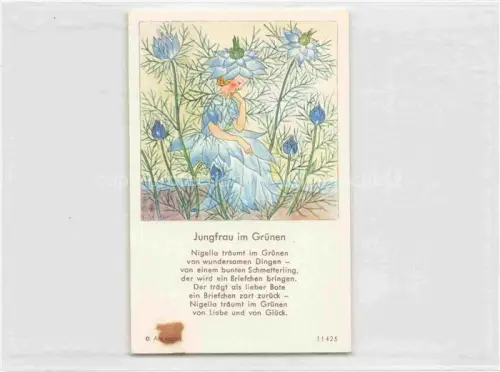 AK / Ansichtskarte IBM BOHATTA-MORPURGO Ida (1900-1992) Kuenstlerkarte Nr. 11425 Jungfrau im Gruenen 