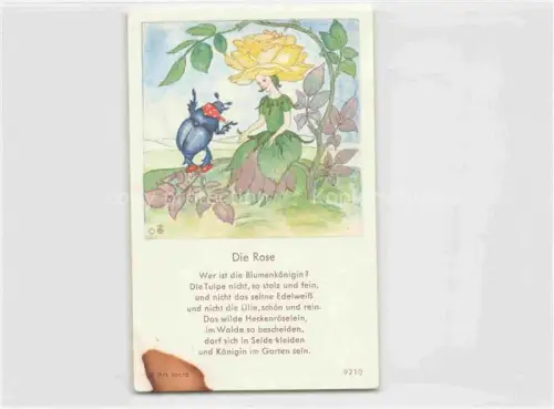 AK / Ansichtskarte IBM BOHATTA-MORPURGO Ida (1900-1992) Kuenstlerkarte Nr. 9210 Die Rose Kaefer