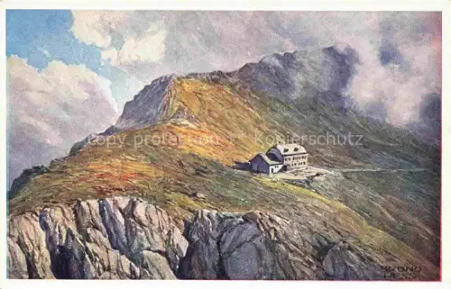 AK / Ansichtskarte HEss Bruno (1888-1949) Kuenstlerkarte Schulverein Nr. 1400 Schieftlhaus Hoch Schwab 