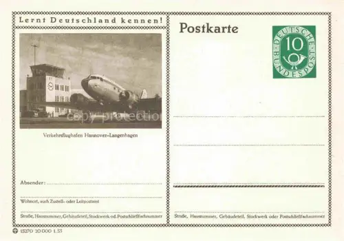 AK / Ansichtskarte Flughafen Airport Aeroporto Hannover Langenhagen 