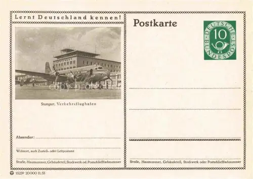 AK / Ansichtskarte Flughafen Airport Aeroporto Stuttgart 