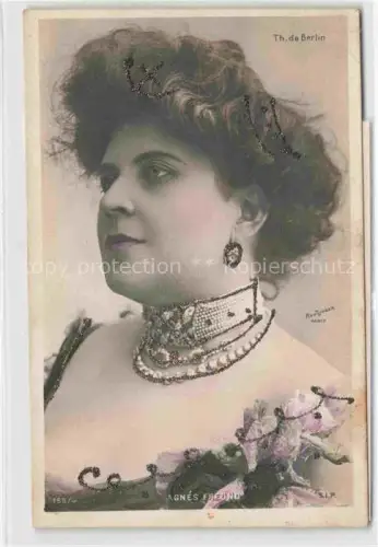 AK / Ansichtskarte Foto Reutlinger Paris Nr. 155Agnes Freund 