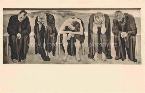AK / Ansichtskarte HODLER Ferdinand (1853-1918) Kuenstlerkarte Die Enttaeuschung 1892 Bern Kunstmuseum