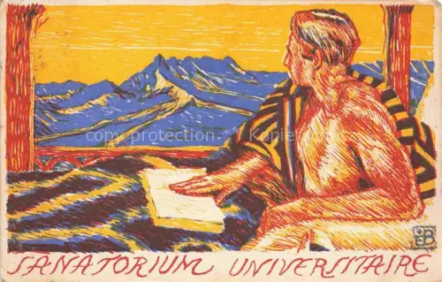 AK / Ansichtskarte BILLE Edmund Kuenstlerlitho Sanatorium Universitaire 