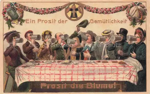 AK / Ansichtskarte Muenchner Kindl MueNCHEN Prosit die Blume 