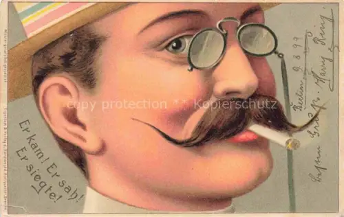AK / Ansichtskarte Zigarette Cigar Zigarre-- 