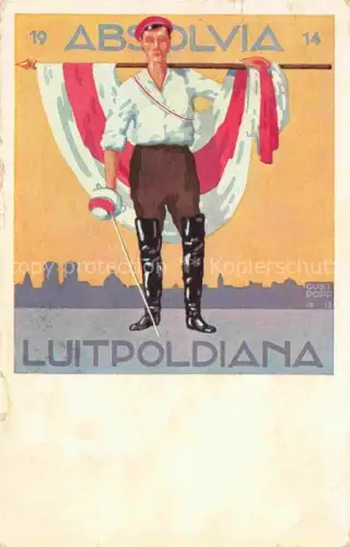 AK / Ansichtskarte Studentika Luitpoldiana Muenchen 