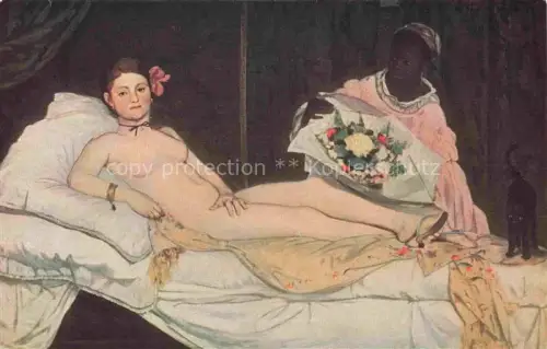 AK / Ansichtskarte MANET Edouard (1832-1883) Kuenstlerkarte Olympia 