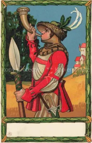 AK / Ansichtskarte Waldhorn Trompete Trumpet Trompette-- FNJ Nr. 42554 