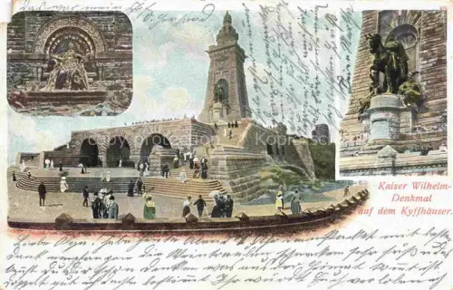 AK / Ansichtskarte Bad Frankenhausen Thueringen Kaiser Wilhelm-Denkmal auf dem Kyffhaeuser