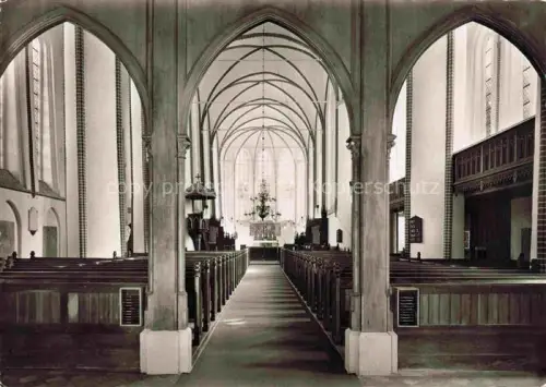 AK / Ansichtskarte Bardowick Lueneburg Niedersachsen Dom Innenansicht Gotischer Teil 14. Jhdt.